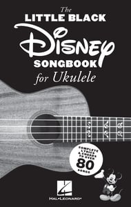 cover The Little Black Disney Songbook for Ukulele Guitar and Fretted sheet music cover